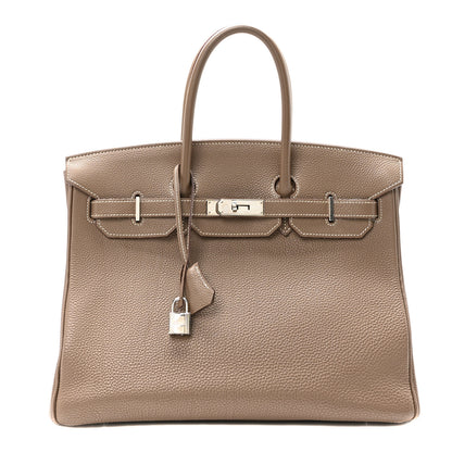 Hermes Togo Birkin 35 Etoupe 1 of 10