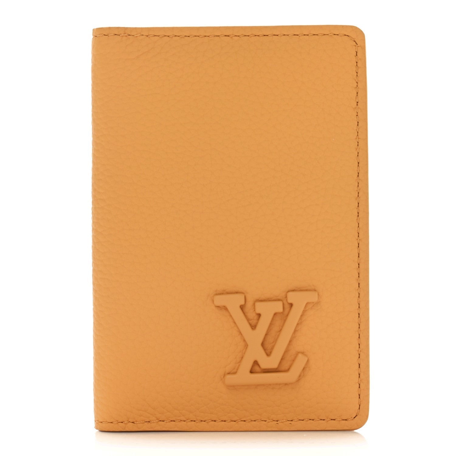 Louis Vuitton Grained Calfskin Aerogram Pocket Organizer Safran 1 of 6