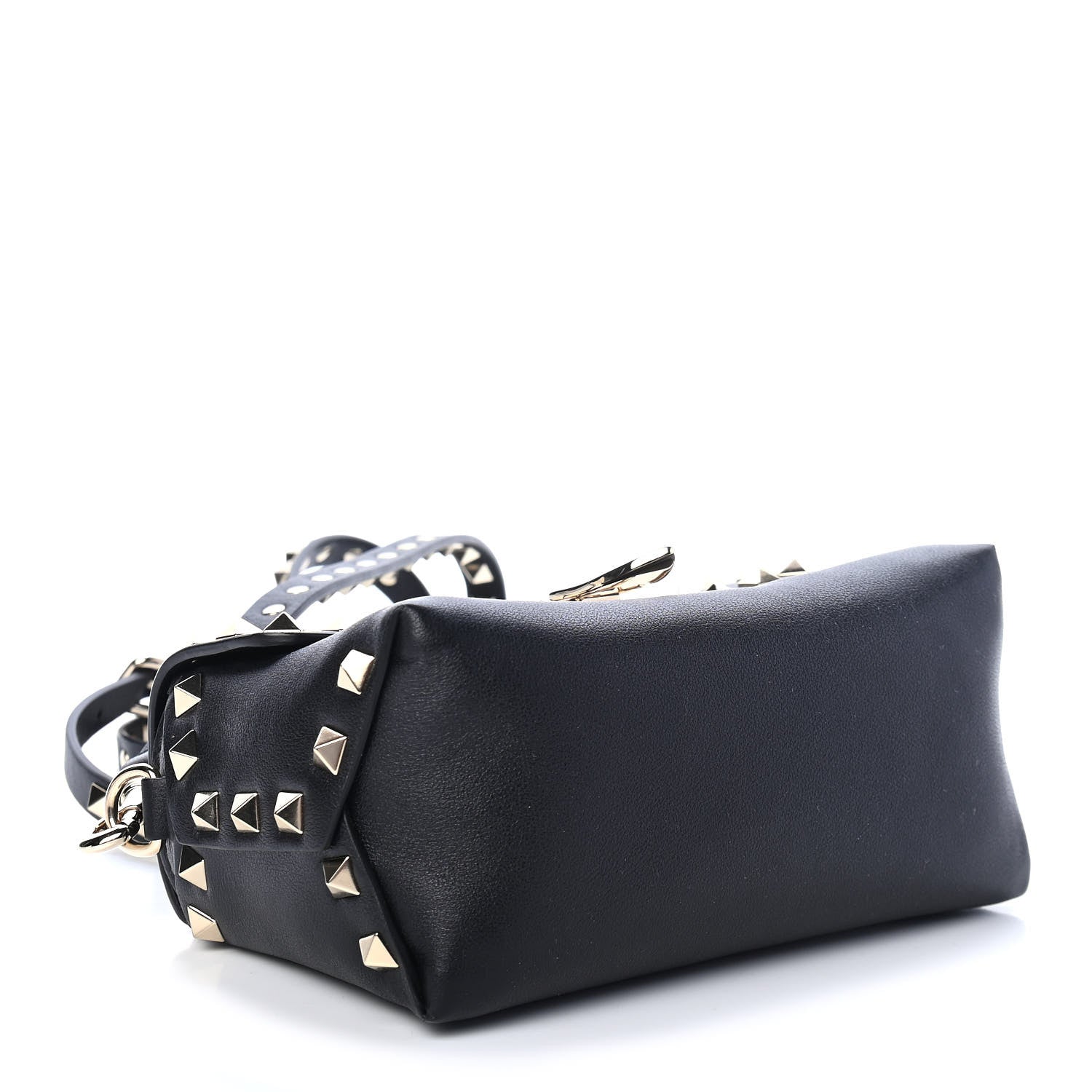 Valentino Garavani Vitello Mini Rockstud Crossbody Bag Black 4 of 8