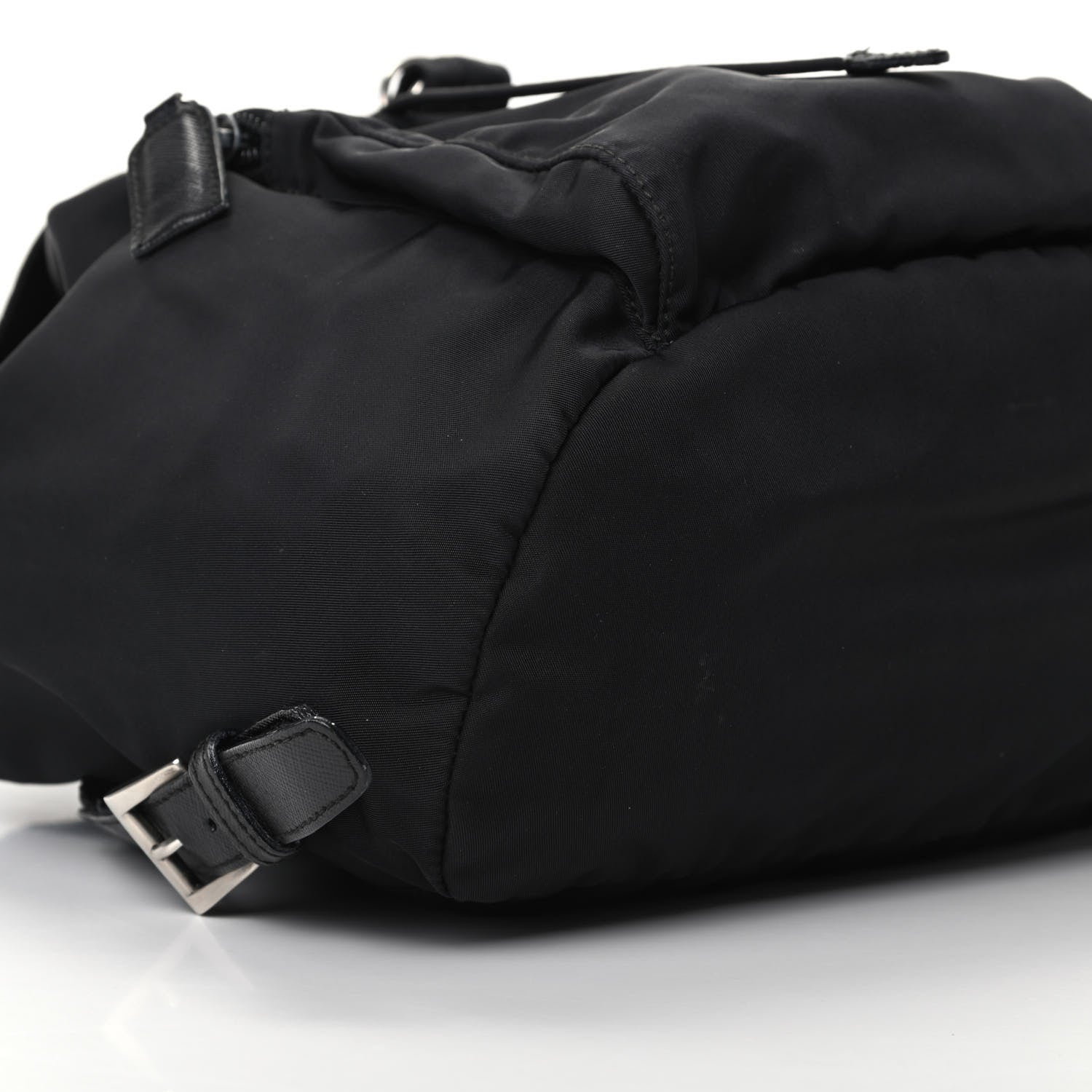 Prada Nylon Vela Mini Cinch Backpack Black 7 of 8