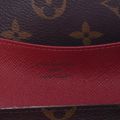 Louis Vuitton Monogram Emilie Wallet Red 7 of 10