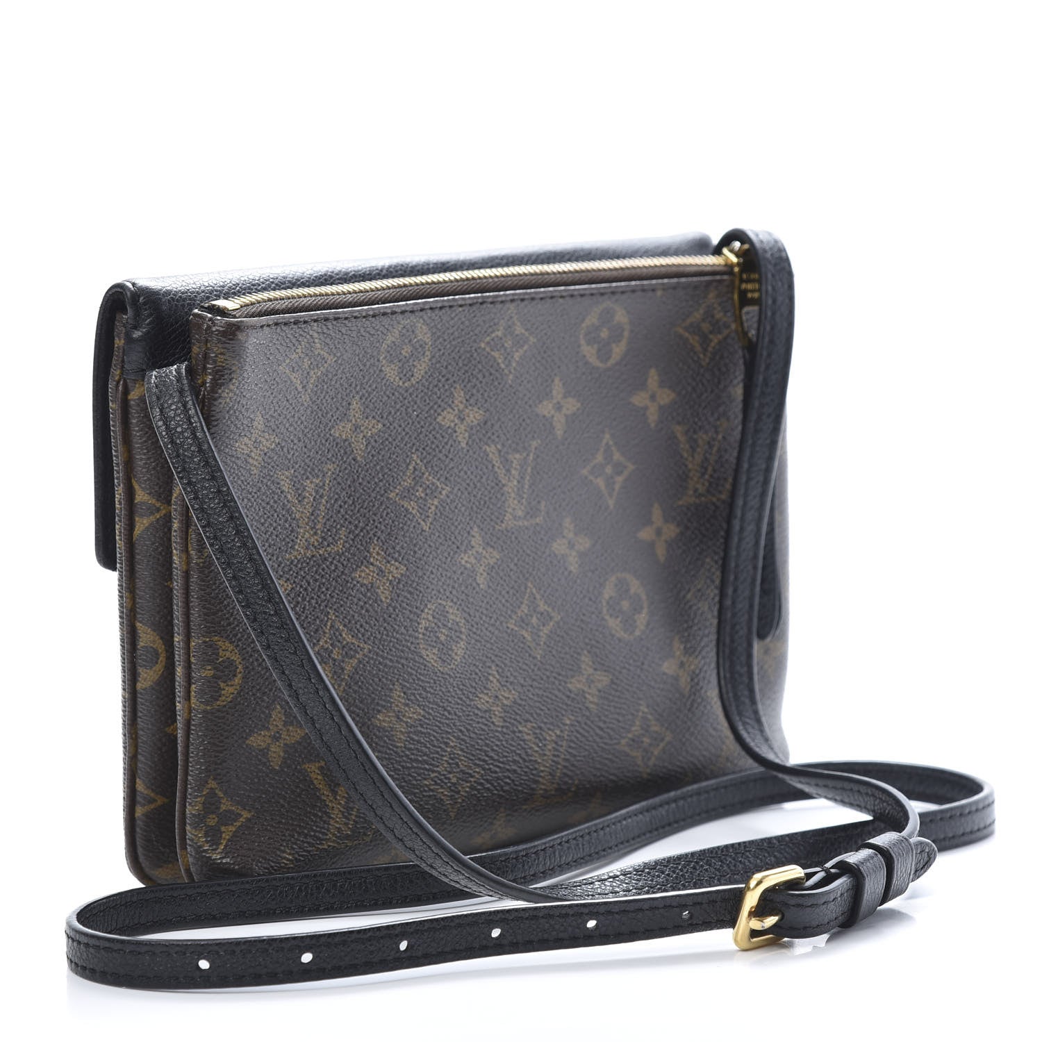 Louis Vuitton Monogram Twice Pochette Black 3 of 14