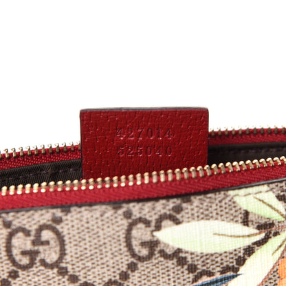 Gucci GG Supreme Monogram Tian Mini Chain Bag Beige Multicolor Red 7 of 10