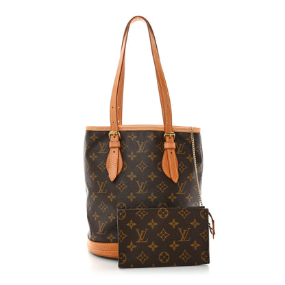 Louis Vuitton Monogram Petit Bucket 23 3 of 17