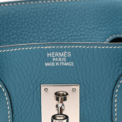 Hermes Taurillon Clemence BIRKIN 35 Blue Jean 6 of 20