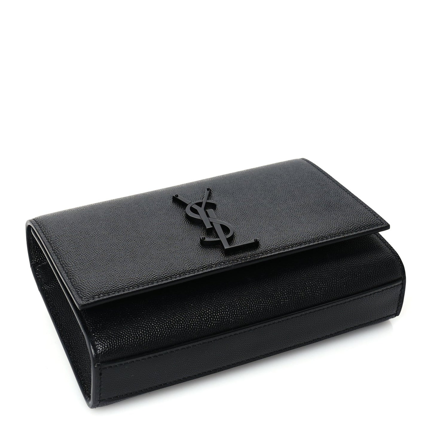 Grain De Poudre Small Monogram Monochrome Kate Satchel Black