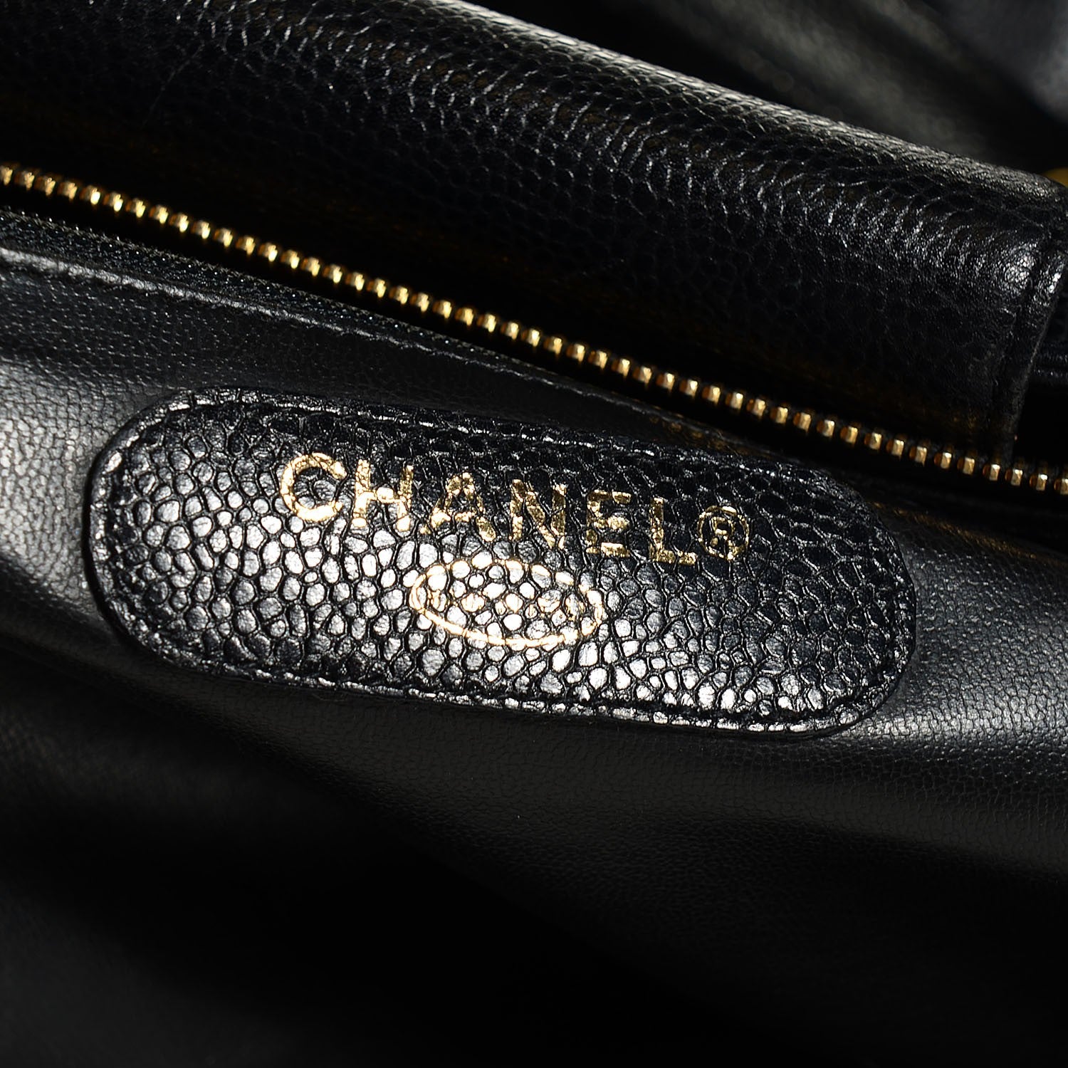 Chanel Caviar XL Weekender Bag Black 7 of 9