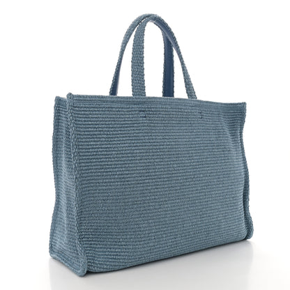 Givenchy Raffia Large G Shopping Tote Blue 3 of 10