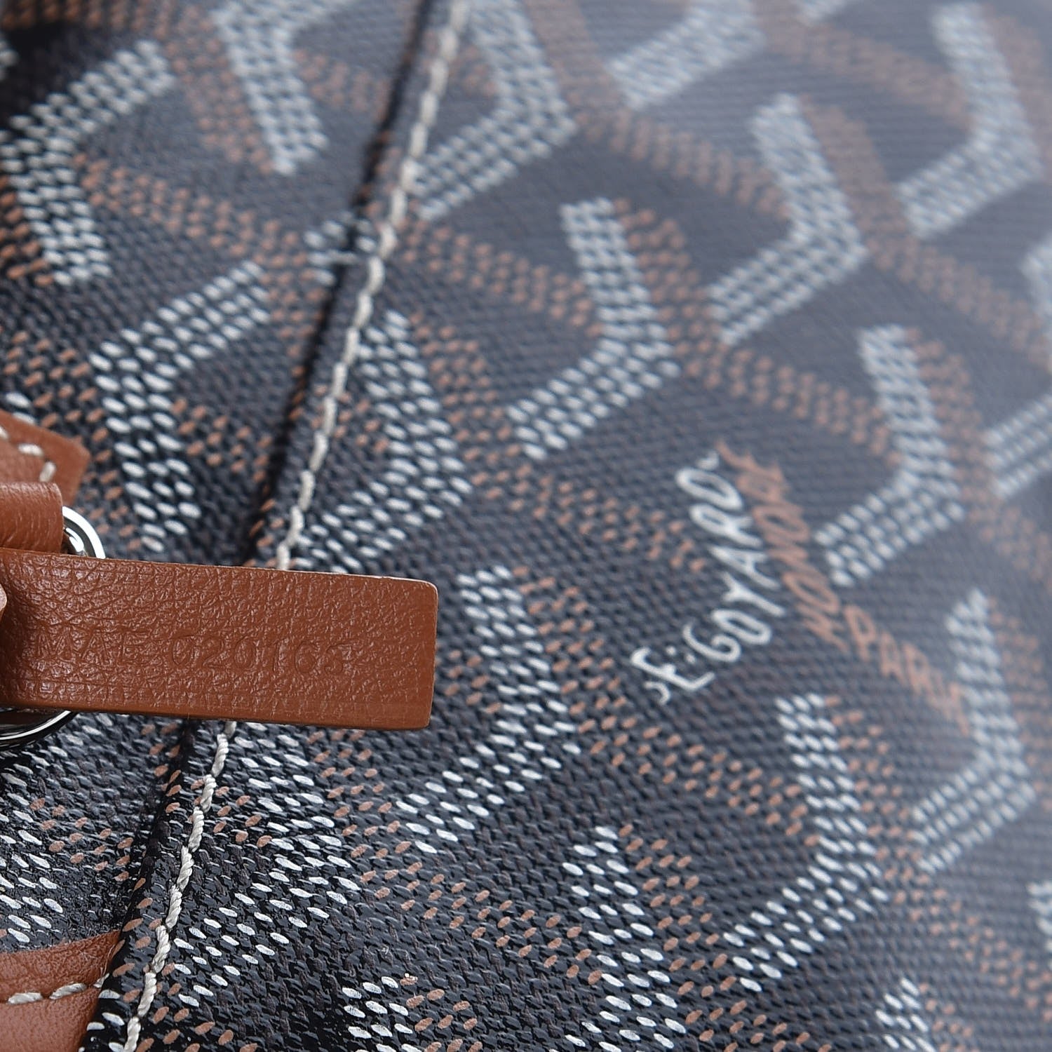 Goyard Goyardine Reversible Anjou PM Black Gold 8 of 9
