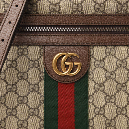 Gucci GG Supreme Monogram Web Small Ophidia Messenger Bag Brown 10 of 11