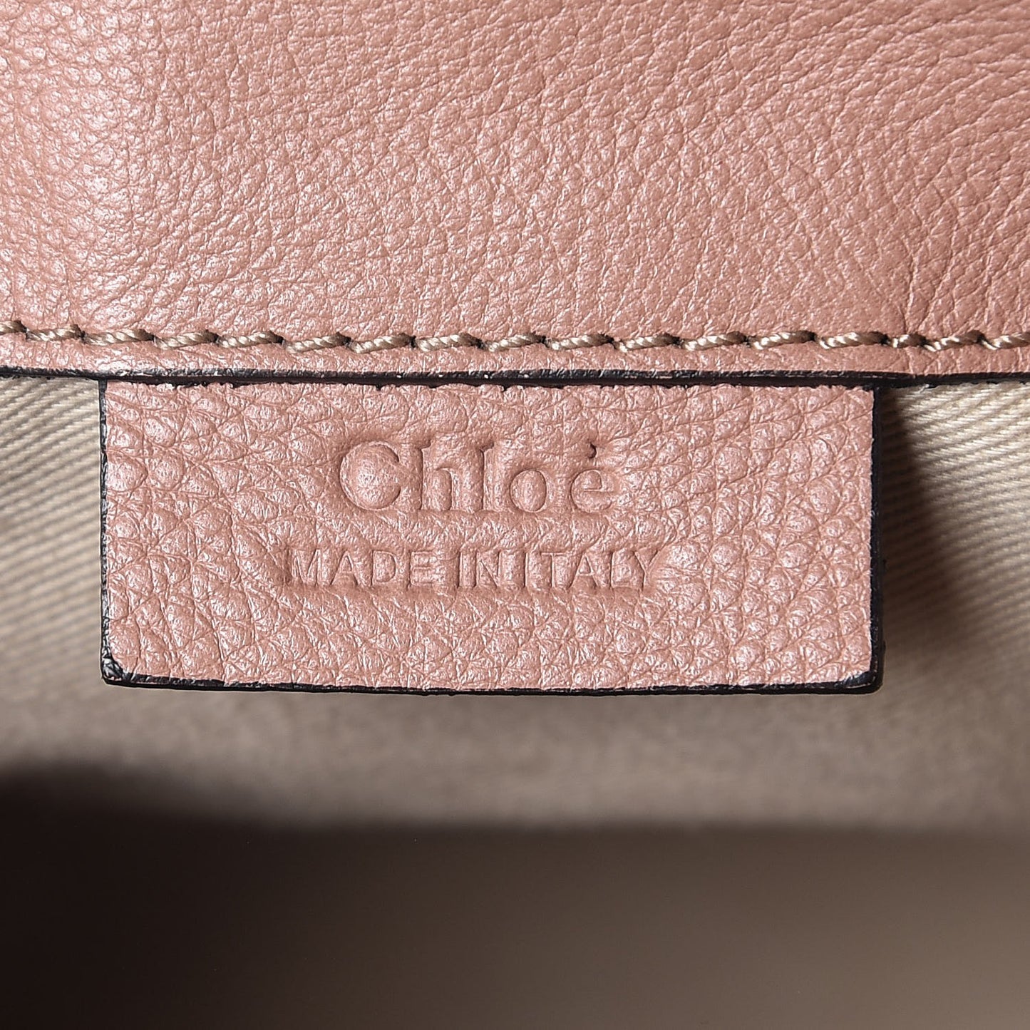 Suede Calfskin Mini Faye Backpack Nougat