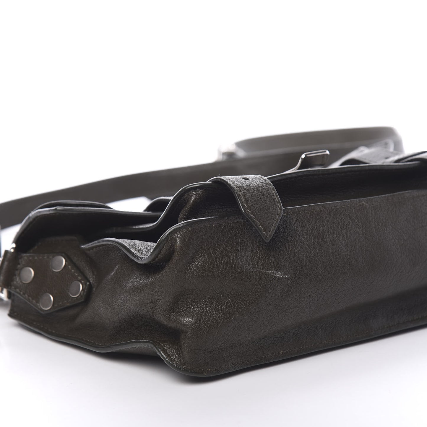 Lambskin Tiny PS1 Satchel Military