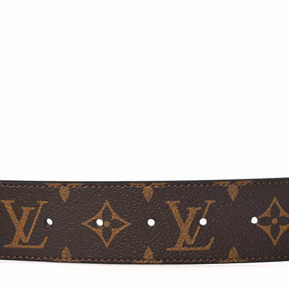 Louis Vuitton Calfskin Monogram 40mm LV Initiales Reversible Belt 80 32 Black 5 of 5