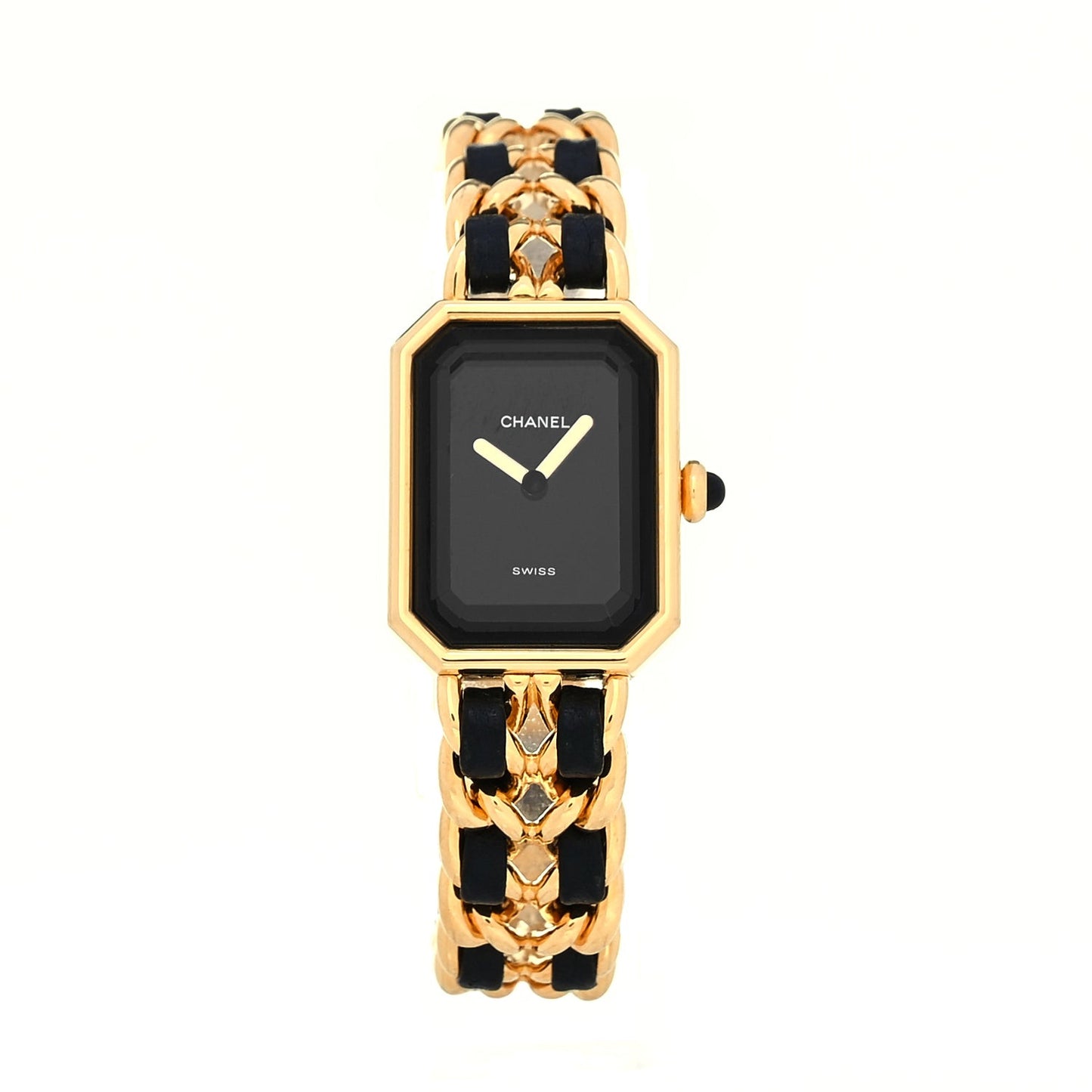 Stainless Steel Lambskin 20mm Chain Premiere Quartz Watch Gold L