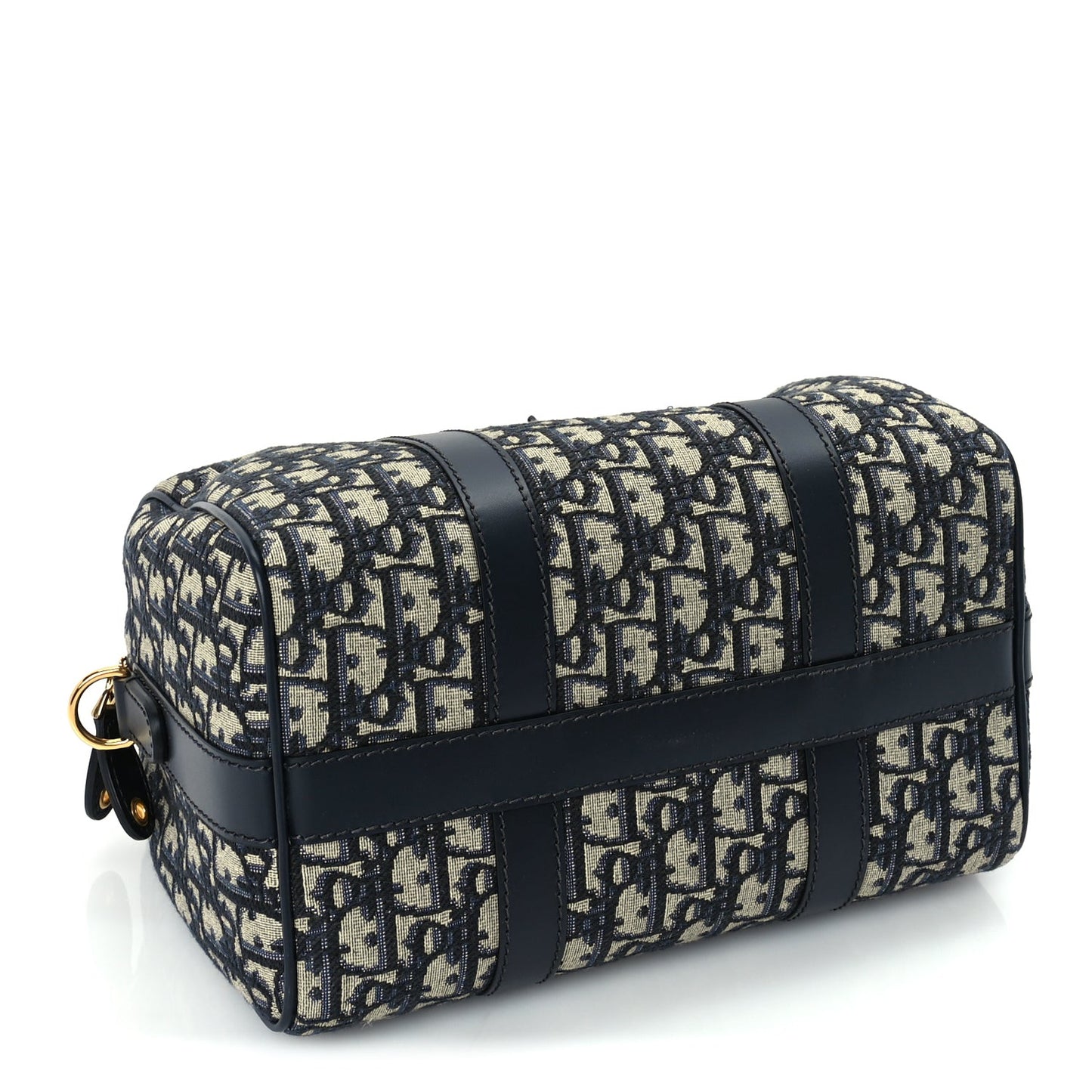 Oblique Calfskin Groove 25 Bag Blue