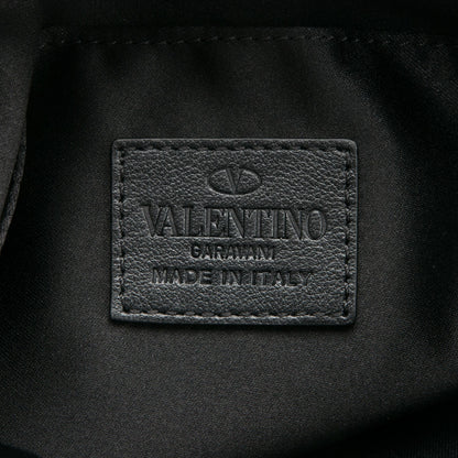 Valentino Garavani Nylon Camouflage Large Zip Pouch Blue 6 of 7