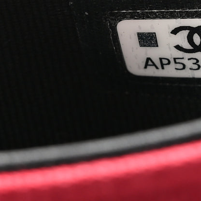 Chanel Lambskin Quilted Chanel 19 Flap Card Holder Black 8 of 10