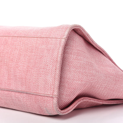 Chanel Canvas Medium Deauville Tote Pink 7 of 13