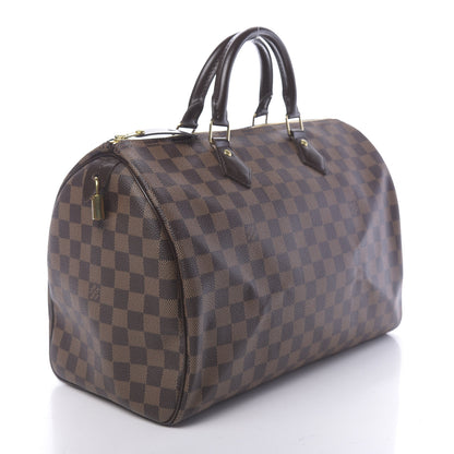 Louis Vuitton Damier Ebene Speedy 35 3 of 12
