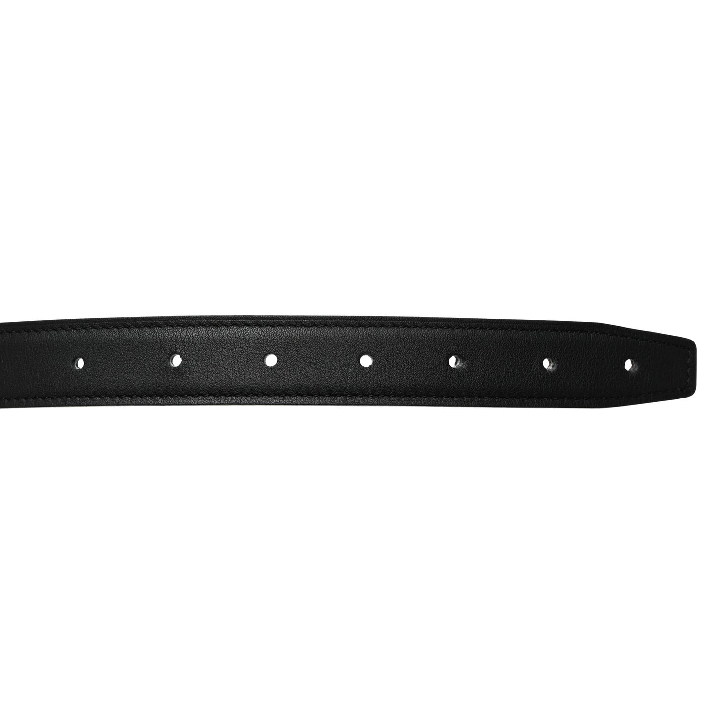 Swift Epsom 24mm H Cursives Belt 80 32 Black Etoupe