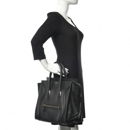 Celine Smooth Calfskin Mni Luggage Black 2 of 21