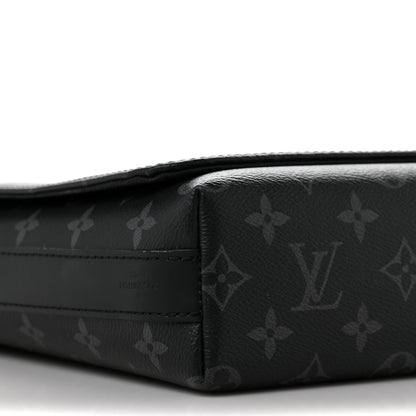 Louis Vuitton Monogram Eclipse District PM Black 7 of 10