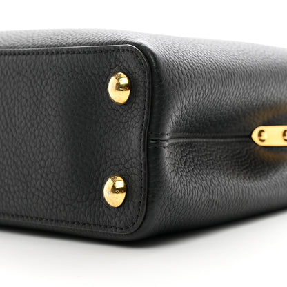 Louis Vuitton Taurillon Capucines BB Black 9 of 10