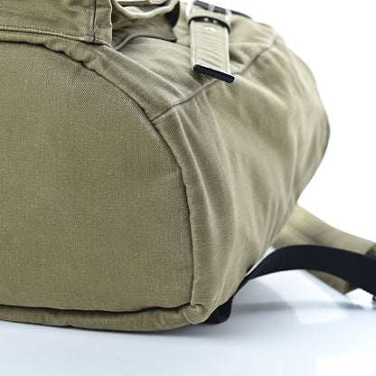 Saint Laurent Gabardine Noe Backpack Khaki 10 of 10