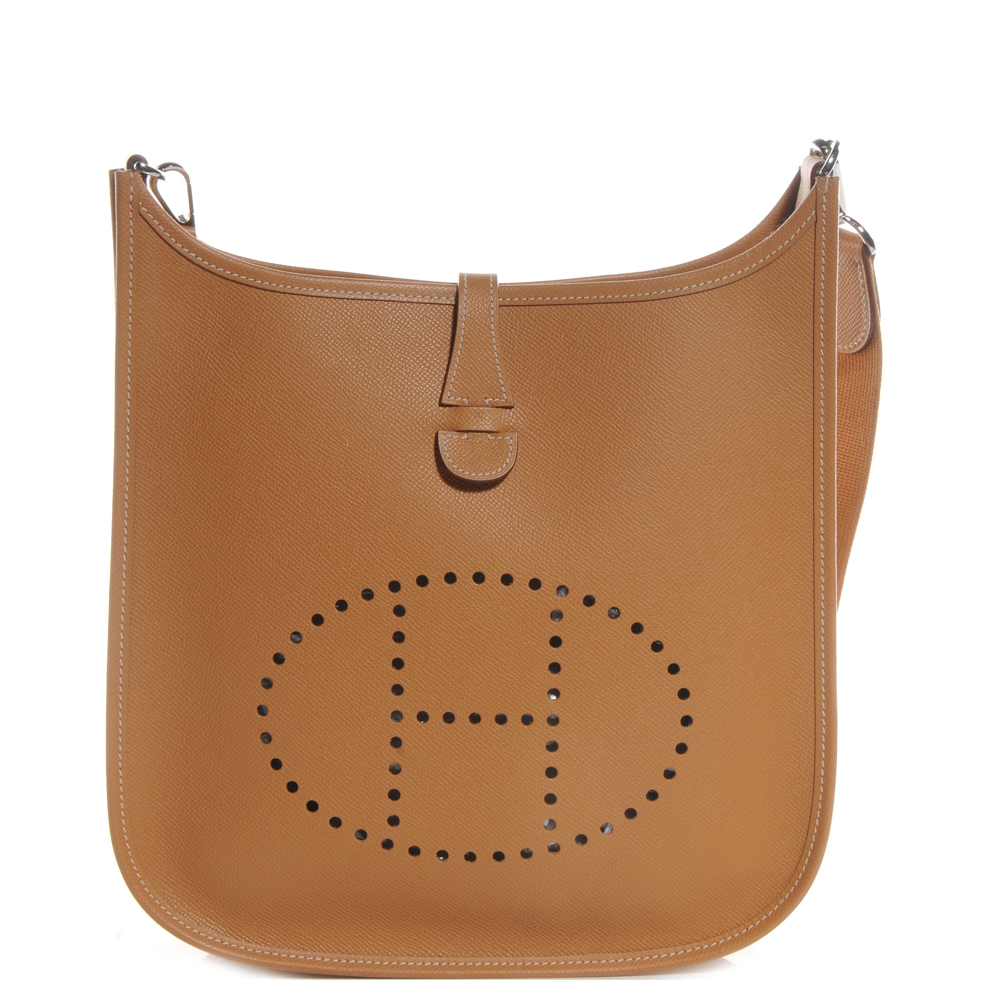 Hermes Epsom Evelyne II PM Tabac Camel 1 of 7