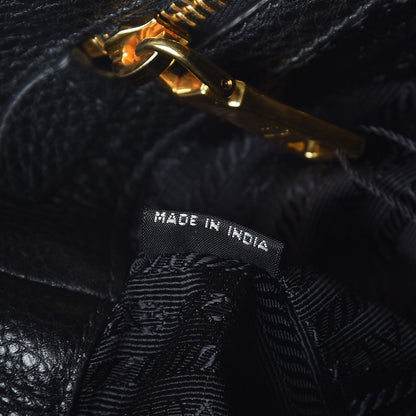 Prada Vitello Phenix Shopping Tote Black 9 of 9