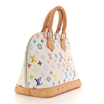 Louis Vuitton Monogram Multicolor Alma White 3 of 15