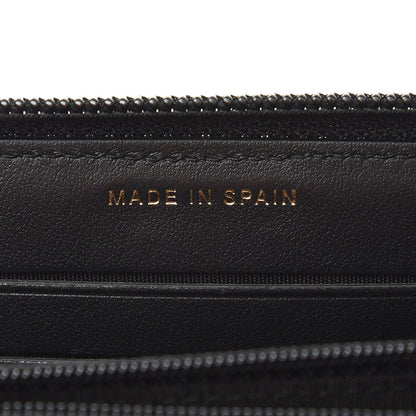 Chanel Caviar Quilted Boy Small Zip Around Wallet Black 7 of 8