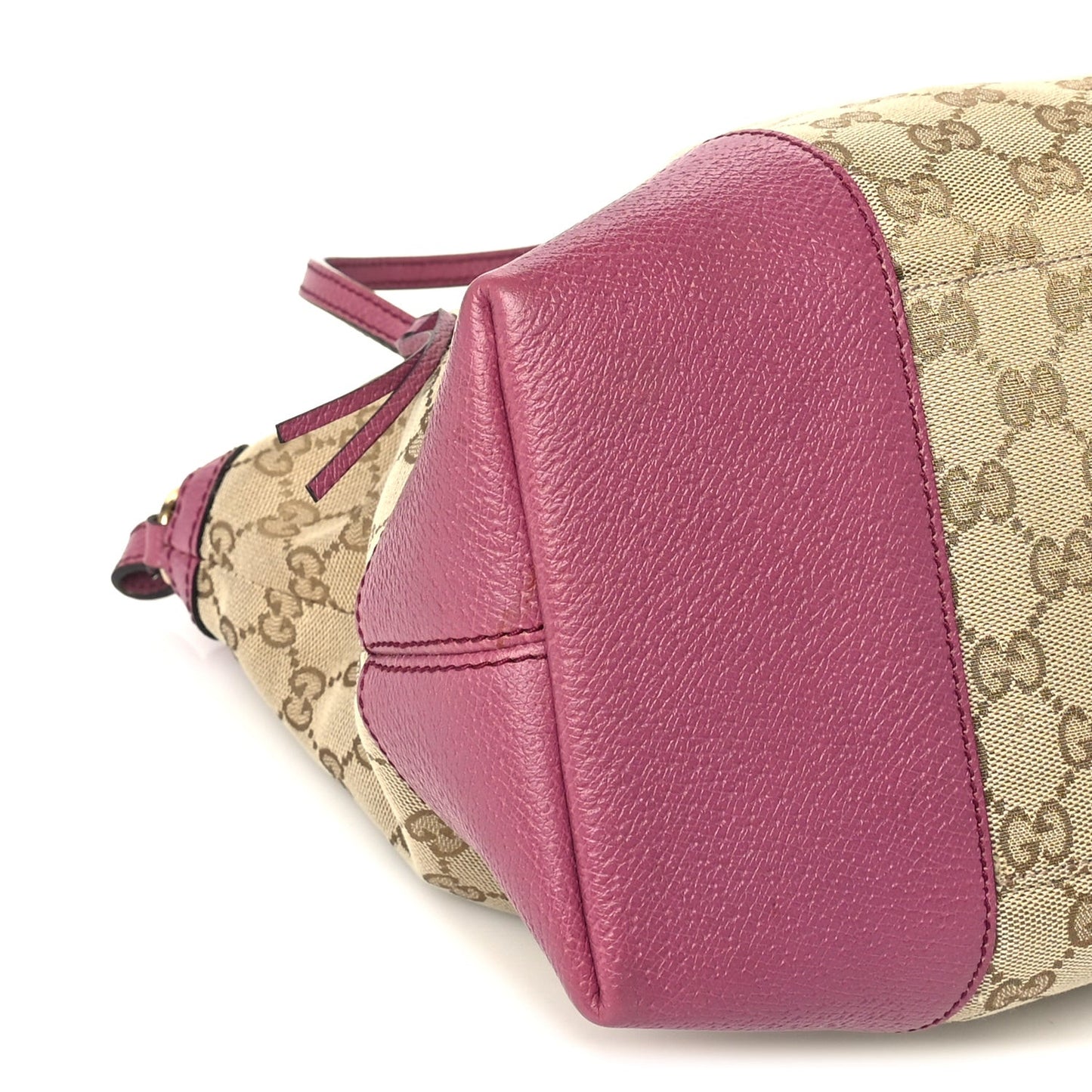 Monogram Medium Bree Foldover Tote  Beige Pink