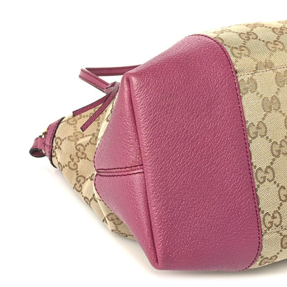 Gucci Monogram Medium Bree Foldover Tote  Beige Pink 7 of 8