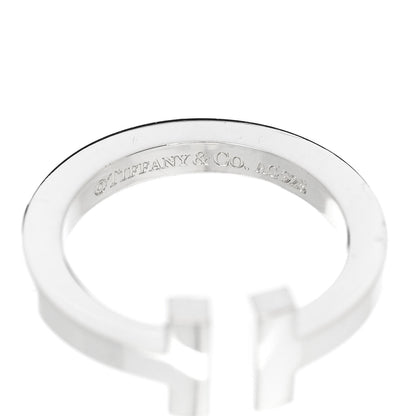 Tiffany Sterling Silver T Square Ring 52 6 4 of 4
