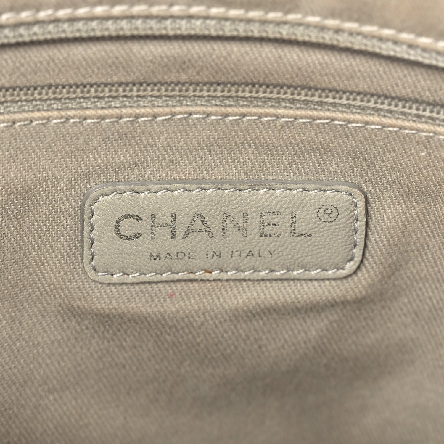 Chanel Aged Calfskin Quilted Be CC Tote Beige 5 of 9