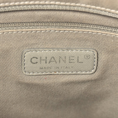 Chanel Aged Calfskin Quilted Be CC Tote Beige 5 of 9