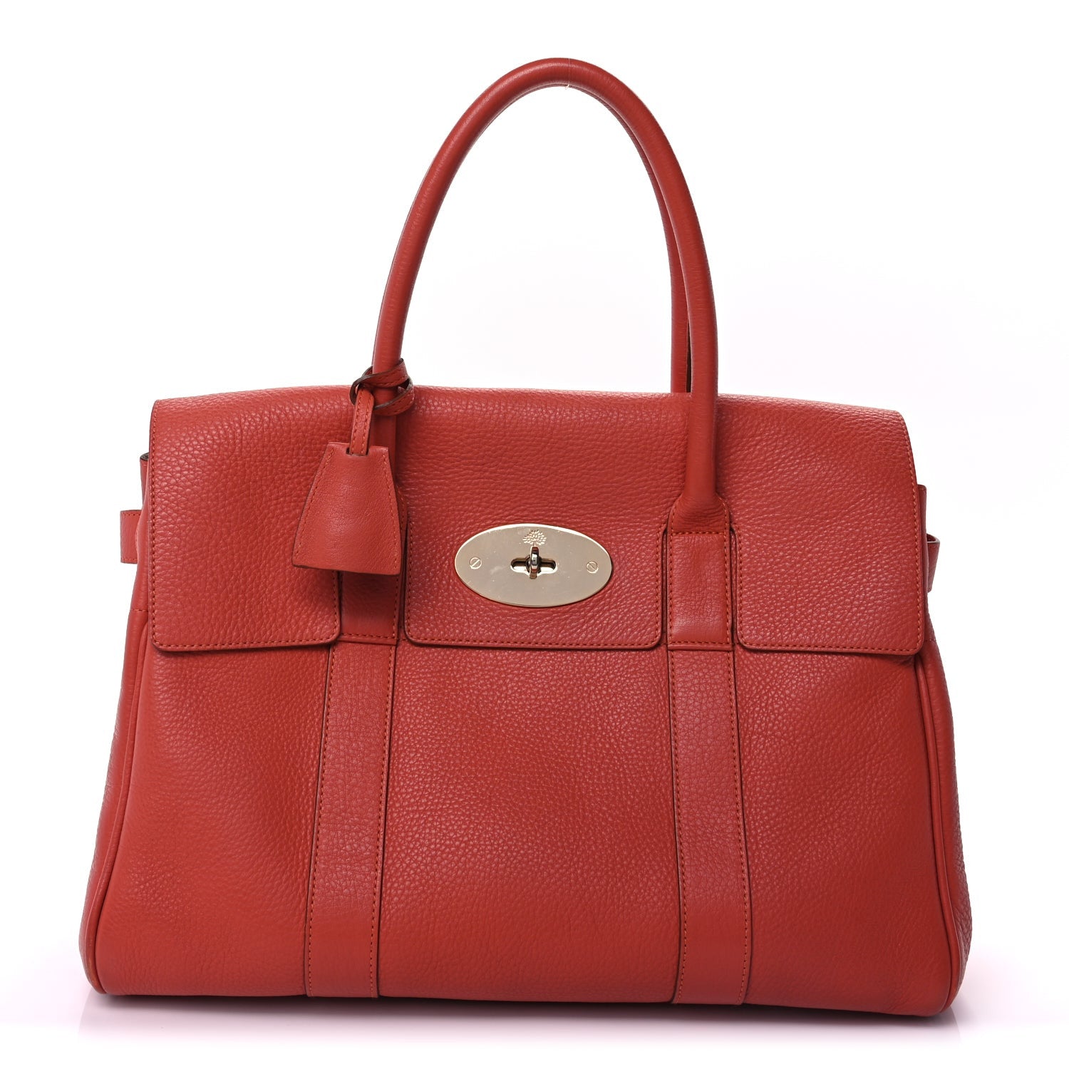 Mulberry Small Classic Grain Bayswater  Coral 1 of 8