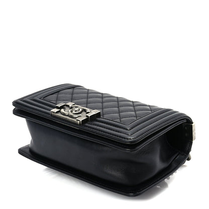 Chanel Lambskin Quilted Small Boy Flap Black 10 of 10