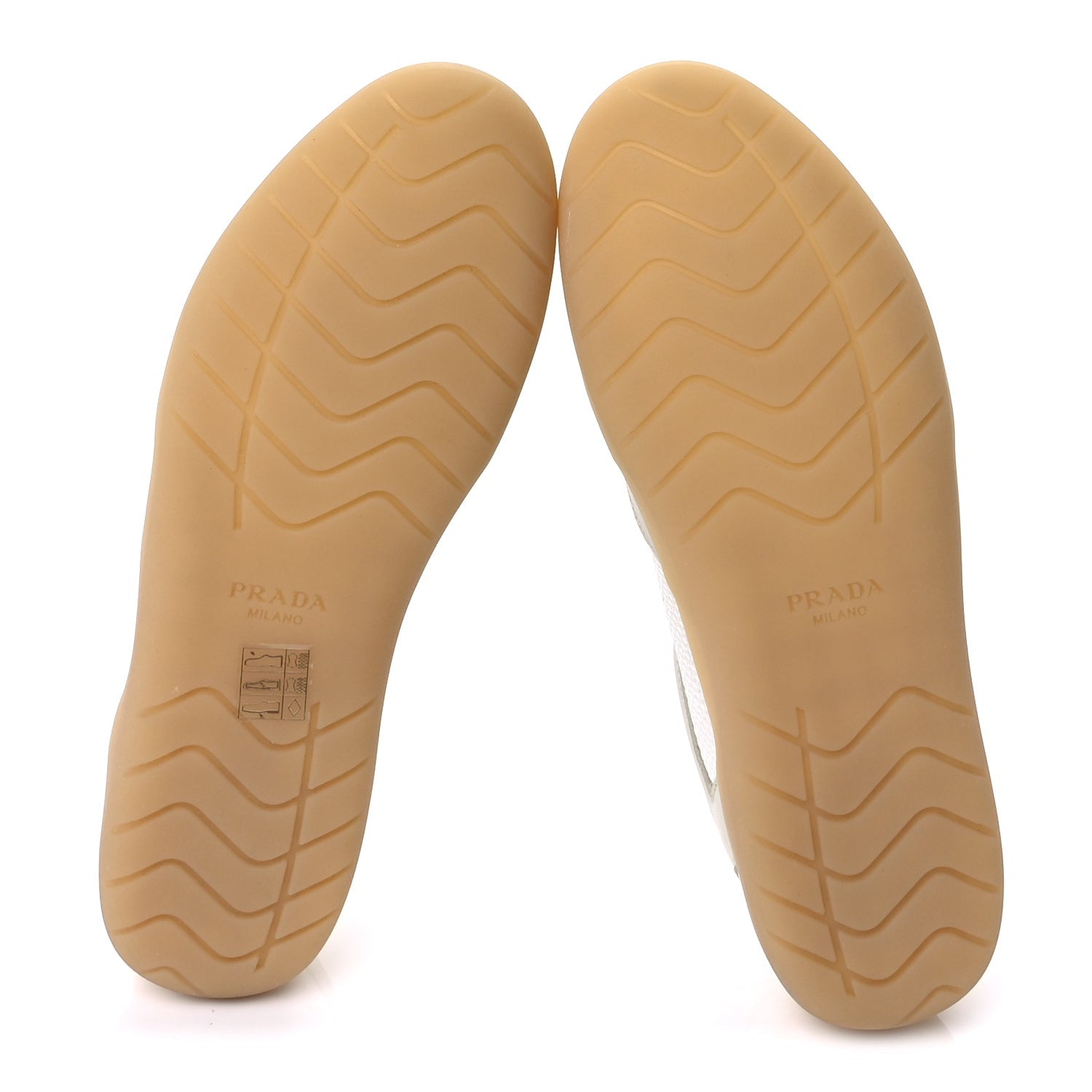 Prada Mesh Rubber Speedrock Sneakers 37  Natural 6 of 9