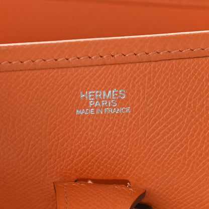 Hermes Epsom Evelyne PM Orange 6 of 10