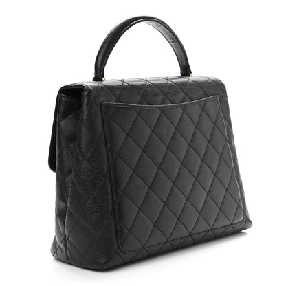 Chanel Lambskin CC Earrings Black 6 of 15