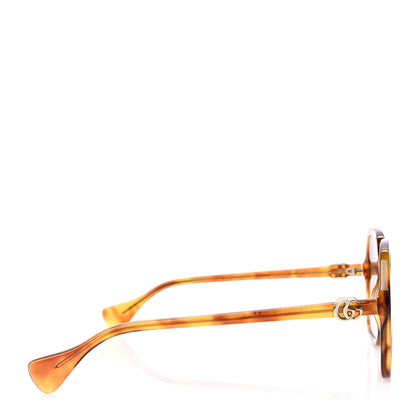 Gucci Acetate Oversize Rectangle Frame GG1072S Sunglasses Tortoise 3 of 7
