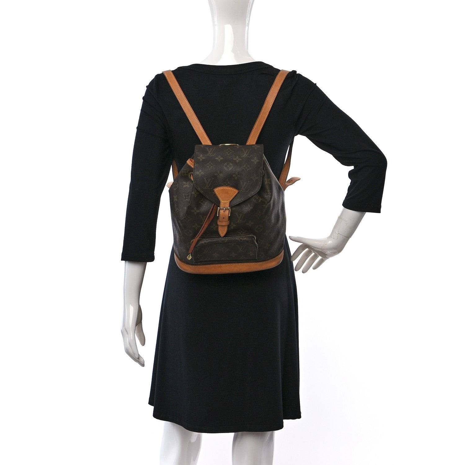 Louis Vuitton Monogram Montsouris MM Backpack 2 of 14