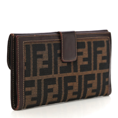 Fendi Zucca Continental Wallet Tobacco 3 of 28