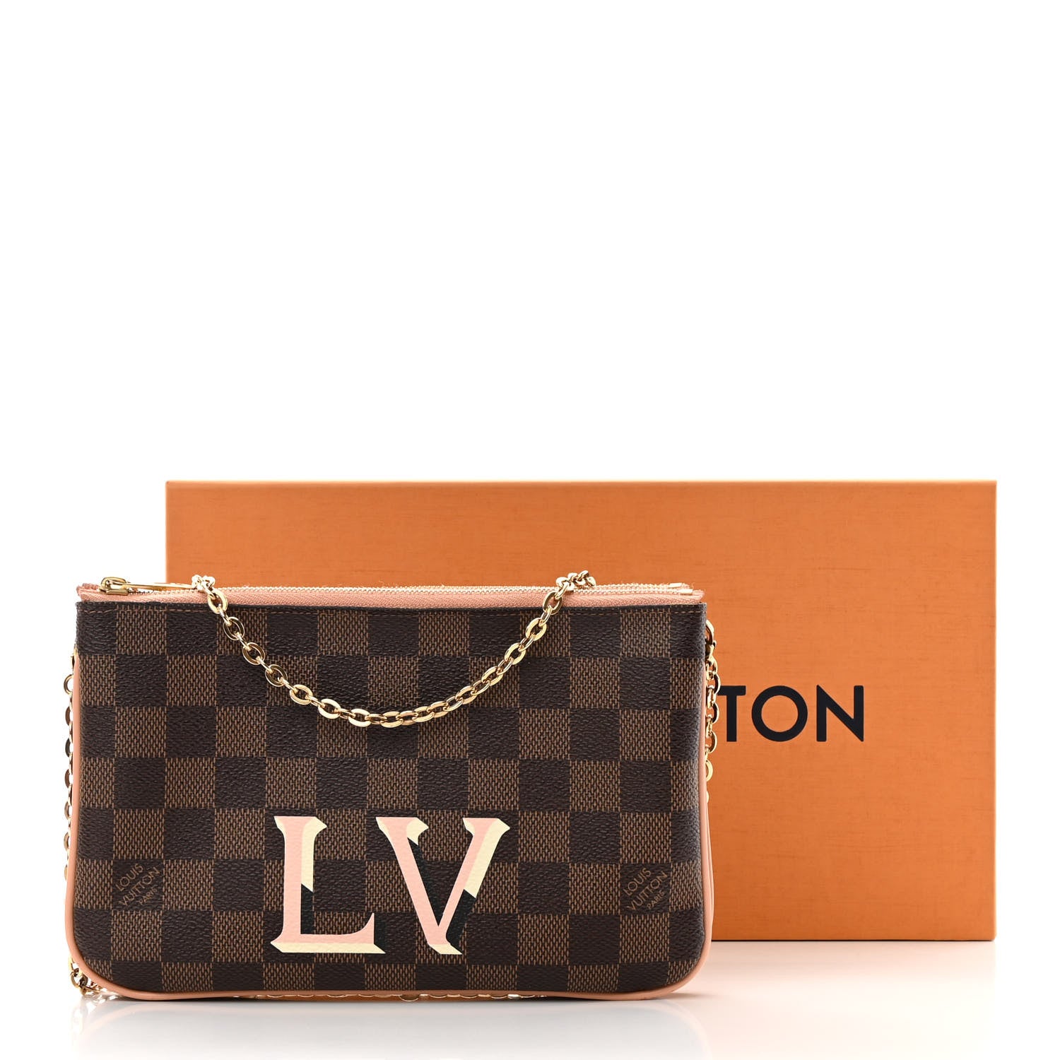 Louis Vuitton Damier Ebene Double Zip Pochette 18 of 18