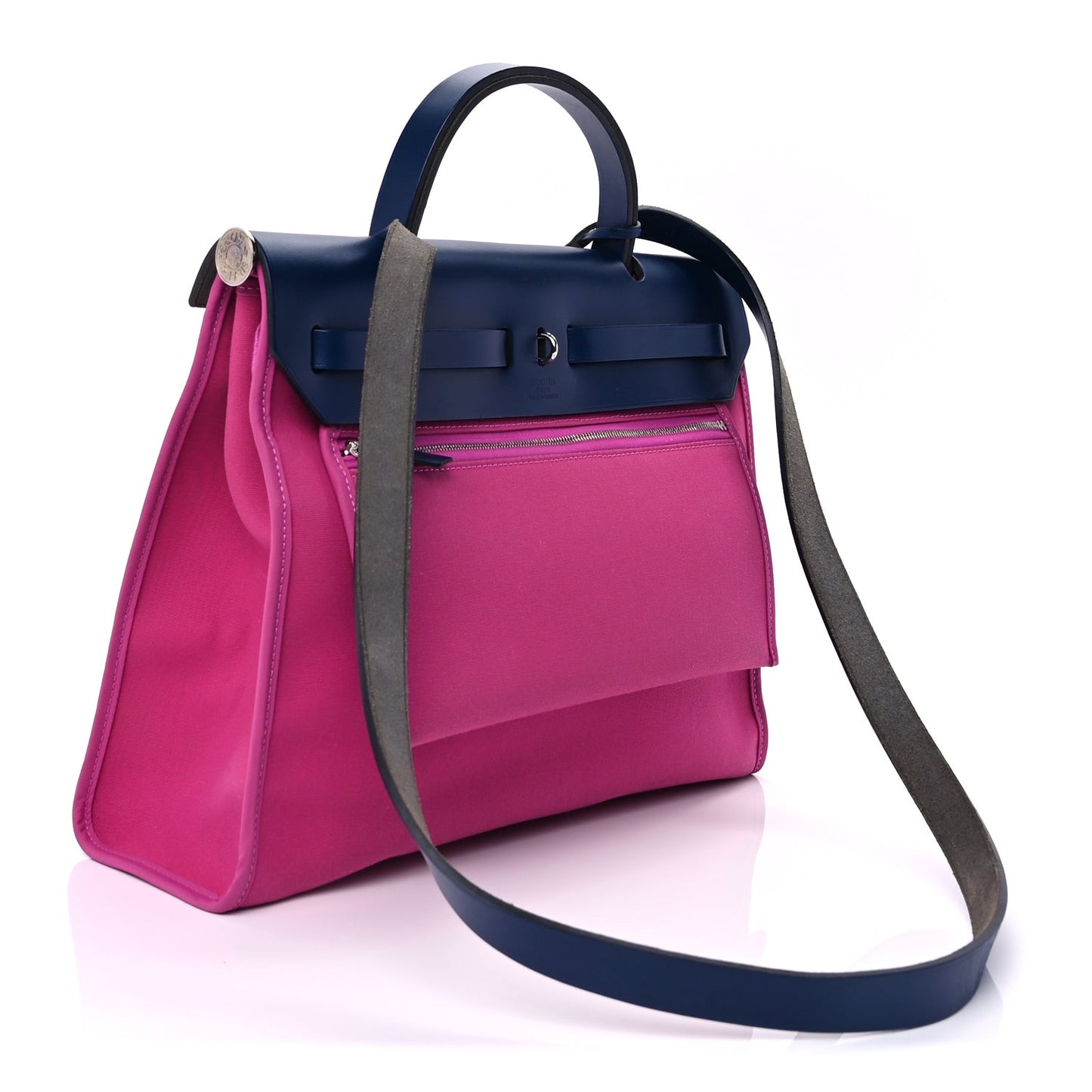 Vache Hunter Toile Officier Herbag Zip 31 PM  Magnolia Bleu Saphir
