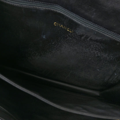 Chanel Lambskin Quilted Briefcase Laptop Bag Black 5 of 10