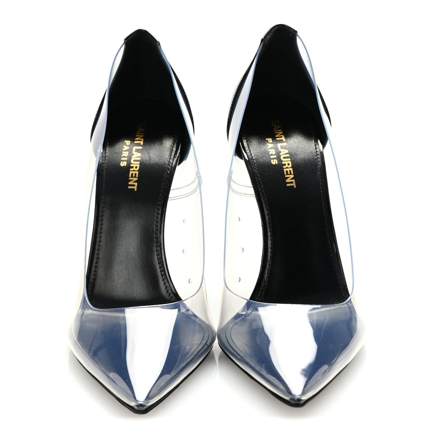 Patent Calfskin PVC Opyum 110 Pump 39 Black Transparent