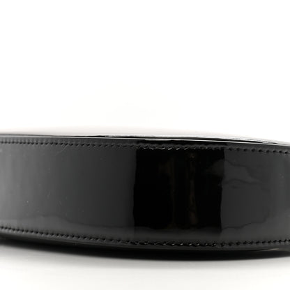 Celine Patent Calfskin Medium Tilly Triomphe Shoulder Bag Black 9 of 11